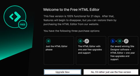 Бесплатный HTML редактор